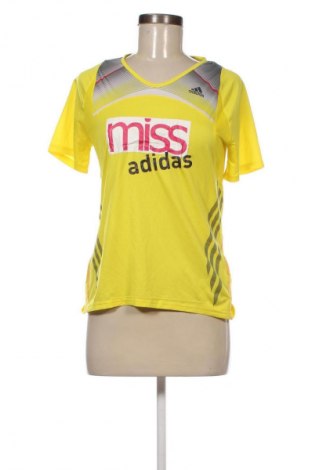 Damen T-Shirt Adidas, Größe M, Farbe Gelb, Preis 18,99 €