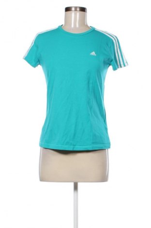 Дамска тениска Adidas, Размер M, Цвят Син, Цена 27,60 лв.