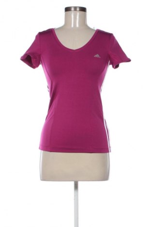 Γυναικείο t-shirt Adidas, Μέγεθος S, Χρώμα Ρόζ , Τιμή 17,99 €
