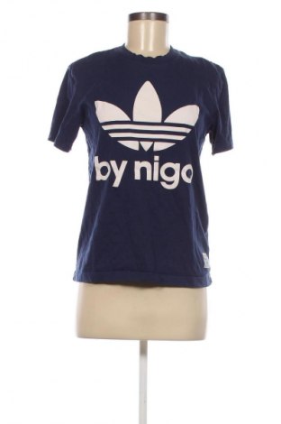 Γυναικείο t-shirt Adidas Originals, Μέγεθος S, Χρώμα Μπλέ, Τιμή 38,65 €