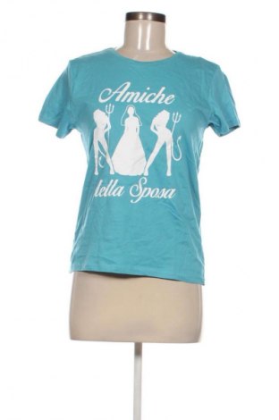 Γυναικείο t-shirt B&C Collection, Μέγεθος L, Χρώμα Μπλέ, Τιμή 17,99 €
