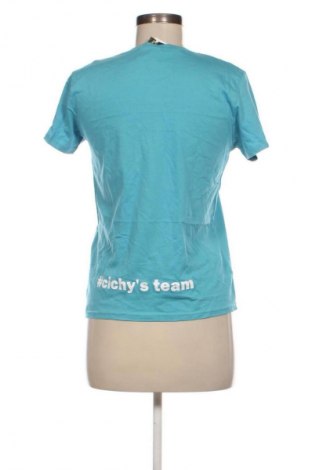 Γυναικείο t-shirt B&C Collection, Μέγεθος L, Χρώμα Μπλέ, Τιμή 17,99 €