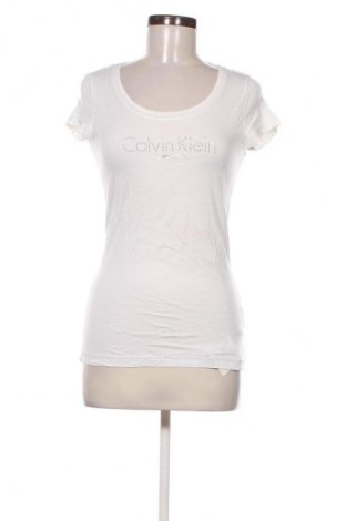 Damen T-Shirt Calvin Klein, Größe S, Farbe Ecru, Preis € 8,99