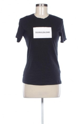 Damen T-Shirt Calvin Klein Jeans, Größe S, Farbe Schwarz, Preis 17,25 €