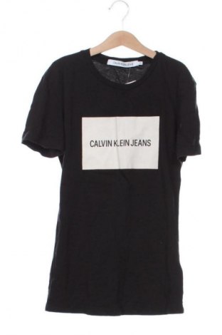 Damen T-Shirt Calvin Klein Jeans, Größe XS, Farbe Schwarz, Preis 16,06 €