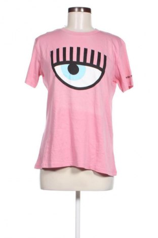 Damski T-shirt Chiara Ferragni, Rozmiar L, Kolor Różowy, Cena 236,99 zł