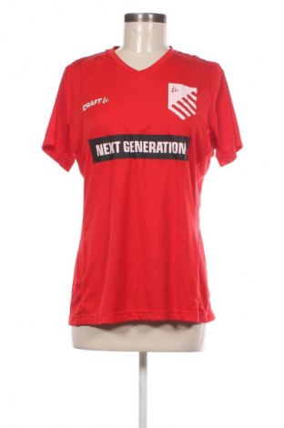 Γυναικείο t-shirt Craft, Μέγεθος XL, Χρώμα Κόκκινο, Τιμή 17,99 €
