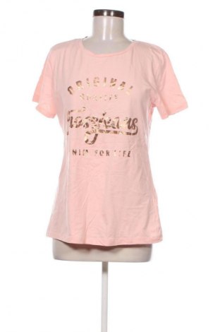 Damen T-Shirt Cross Jeans, Größe M, Farbe Rosa, Preis 11,99 €