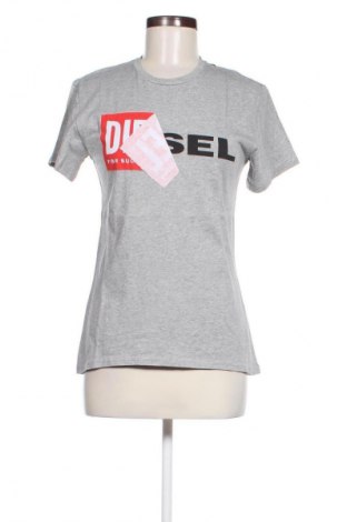 Дамска тениска Diesel, Размер S, Цвят Сив, Цена 67,90 лв.