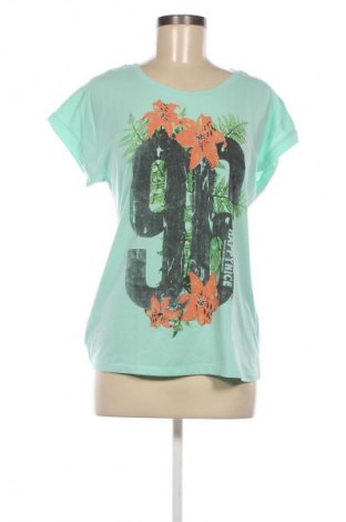 Γυναικείο t-shirt Ebelieve, Μέγεθος L, Χρώμα Πράσινο, Τιμή 8,37 €