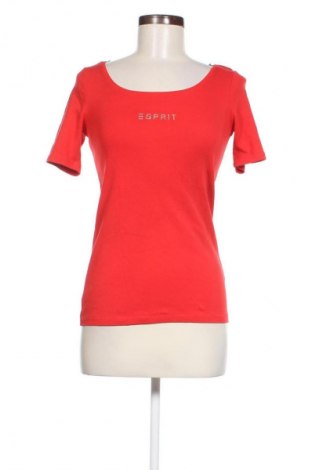 Damski T-shirt Esprit, Rozmiar S, Kolor Czerwony, Cena 42,41 zł
