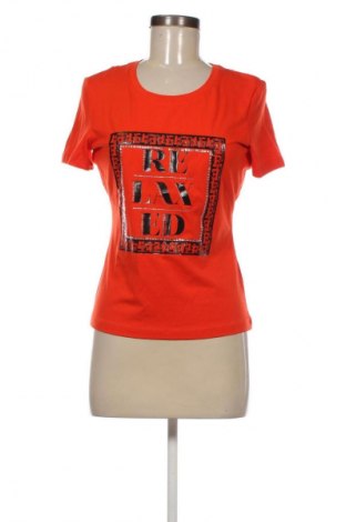 Γυναικείο t-shirt Fracomina, Μέγεθος S, Χρώμα Κόκκινο, Τιμή 39,99 €