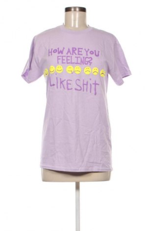 Γυναικείο t-shirt Fucking Awesome, Μέγεθος S, Χρώμα Βιολετί, Τιμή 26,99 €