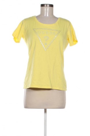 Дамска тениска Guess, Размер L, Цвят Жълт, Цена 32,99 лв.