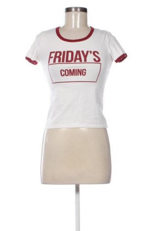 Damen T-Shirt H&M Divided, Größe S, Farbe Weiß, Preis 8,62 €