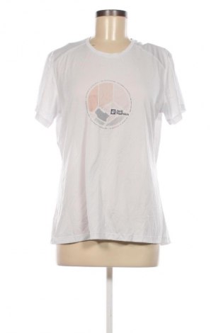 Damski T-shirt Jack Wolfskin, Rozmiar L, Kolor Biały, Cena 75,99 zł