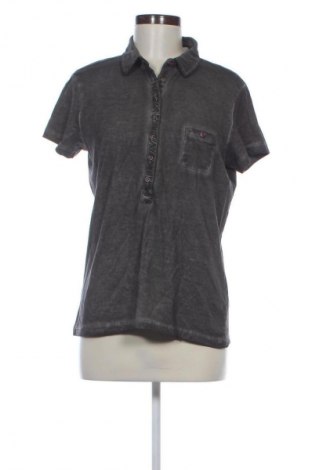 Γυναικείο t-shirt James & Nicholson, Μέγεθος L, Χρώμα Γκρί, Τιμή 10,03 €