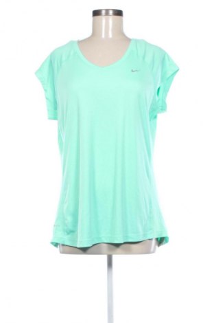 Γυναικείο t-shirt Nike, Μέγεθος XL, Χρώμα Πράσινο, Τιμή 14,27 €