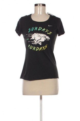 Damen T-Shirt Nike Running, Größe S, Farbe Schwarz, Preis € 18,99