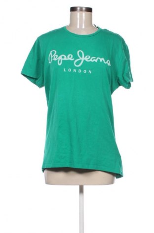Damen T-Shirt Pepe Jeans, Größe L, Farbe Grün, Preis 12,70 €