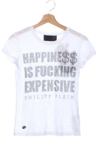 Damski T-shirt Philipp Plein, Rozmiar XS, Kolor Biały, Cena 1 234,99 zł