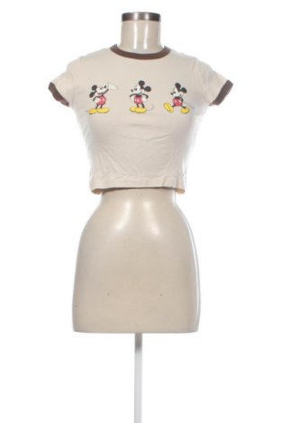 Damen T-Shirt Pull&Bear, Größe S, Farbe Beige, Preis € 11,99