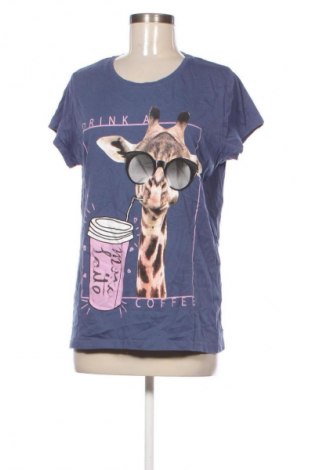 Damen T-Shirt Rainbow, Größe XL, Farbe Blau, Preis 11,99 €