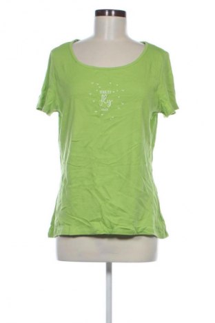 Γυναικείο t-shirt S.Oliver, Μέγεθος XL, Χρώμα Πράσινο, Τιμή 11,99 €