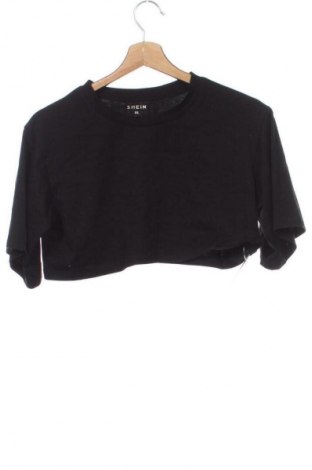 Damen T-Shirt SHEIN, Größe XS, Farbe Schwarz, Preis 7,99 €
