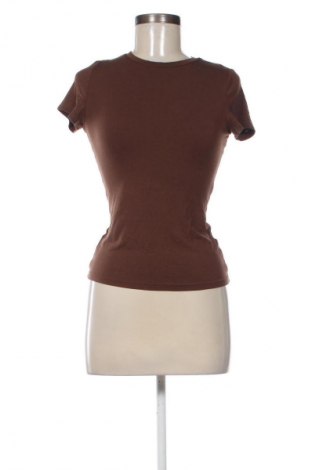 Damski T-shirt SHEIN, Rozmiar M, Kolor Brązowy, Cena 40,06 zł