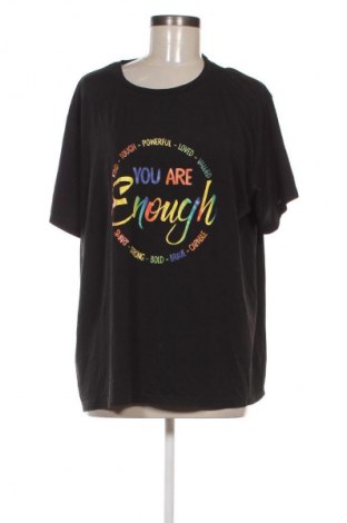 Damen T-Shirt SHEIN, Größe XXL, Farbe Schwarz, Preis 11,99 €