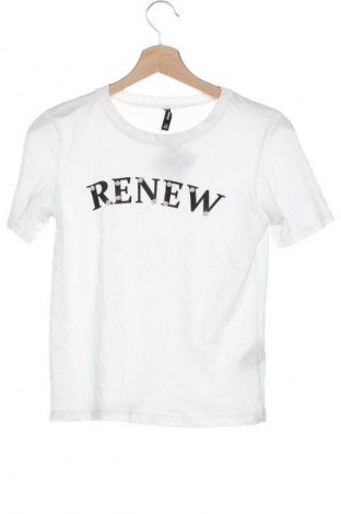 Γυναικείο t-shirt Sinsay, Μέγεθος XS, Χρώμα Λευκό, Τιμή 8,37 €