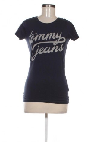 Дамска тениска Tommy Jeans, Размер S, Цвят Син, Цена 33,51 лв.