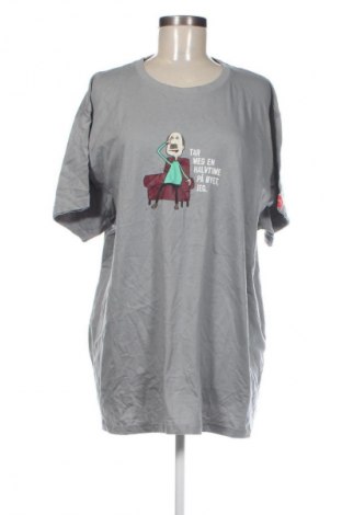 Γυναικείο t-shirt Unbranded, Μέγεθος 3XL, Χρώμα Γκρί, Τιμή 17,99 €