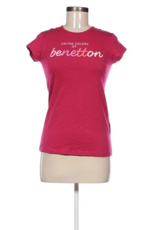 Γυναικείο t-shirt United Colors Of Benetton, Μέγεθος XXL, Χρώμα Ρόζ , Τιμή 21,67 €