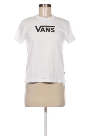 Γυναικείο t-shirt Vans, Μέγεθος S, Χρώμα Λευκό, Τιμή 29,99 €