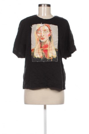 Γυναικείο t-shirt Zara, Μέγεθος L, Χρώμα Πολύχρωμο, Τιμή 7,99 €