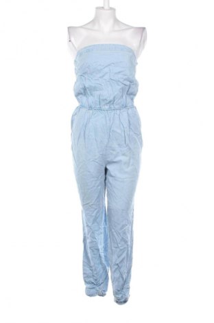 Salopetă lungă de damă Bershka, Mărime S, Culoare Albastru, Preț 156,99 Lei