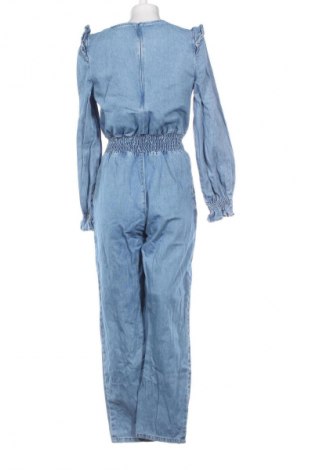 Langer Damen-Overall Bershka, Größe M, Farbe Blau, Preis 12,99 €