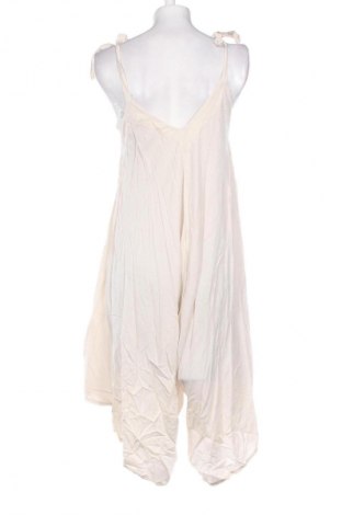 Langer Damen-Overall Made In Italy, Größe L, Farbe Ecru, Preis € 25,00
