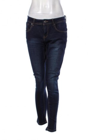 Blugi de femei Bench, Mărime L, Culoare Albastru, Preț 103,72 Lei
