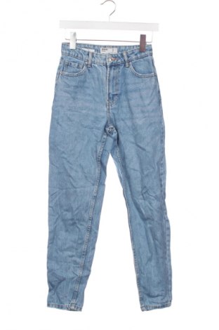Damskie jeansy Bershka, Rozmiar XXS, Kolor Niebieski, Cena 95,99 zł