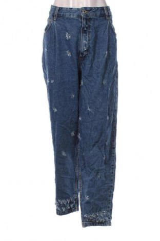 Γυναικείο Τζίν Bershka, Μέγεθος XXL, Χρώμα Μπλέ, Τιμή 18,99 €