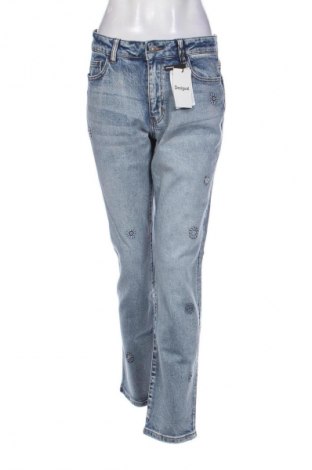 Blugi de femei Desigual, Mărime M, Culoare Albastru, Preț 435,05 Lei