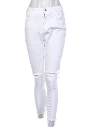 Blugi de femei F&F, Mărime XL, Culoare Alb, Preț 73,33 Lei