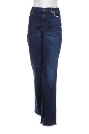 Damskie jeansy Marina Sport by Marina Rinaldi, Rozmiar XL, Kolor Niebieski, Cena 714,99 zł