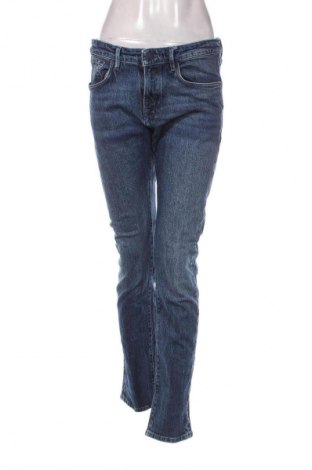 Damskie jeansy Massimo Dutti, Rozmiar L, Kolor Niebieski, Cena 245,99 zł