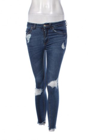 Blugi de femei Pull&Bear, Mărime M, Culoare Albastru, Preț 73,33 Lei