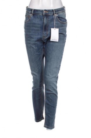 Blugi de femei Pull&Bear, Mărime L, Culoare Albastru, Preț 123,19 Lei