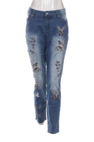 Damskie jeansy Rainbow, Rozmiar L, Kolor Niebieski, Cena 95,99 zł